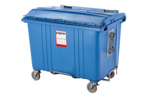 1700L kunststof papiercontainer