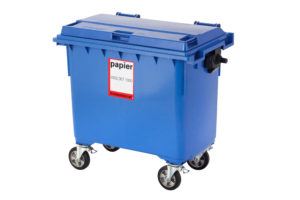 660L kunststof papiercontainer