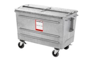 1300 liter stalen container